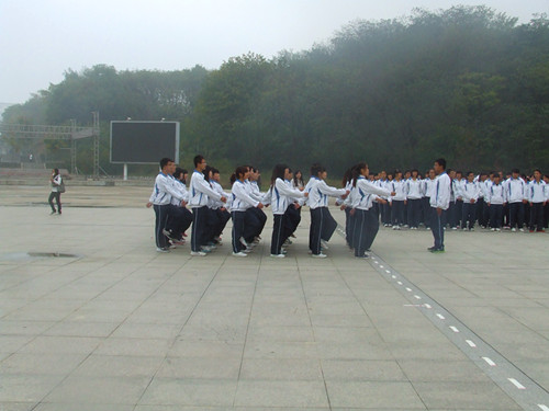 万象城体育awcsport举行2012级新生广播操比赛